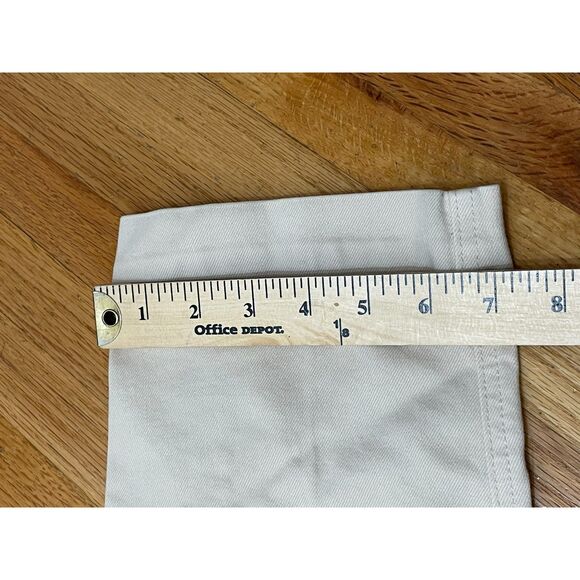 Everlane Women's 0 Ecru Beige Pant Cotton Chino Crop Straight Leg Crop Office - Picture 7 of 10